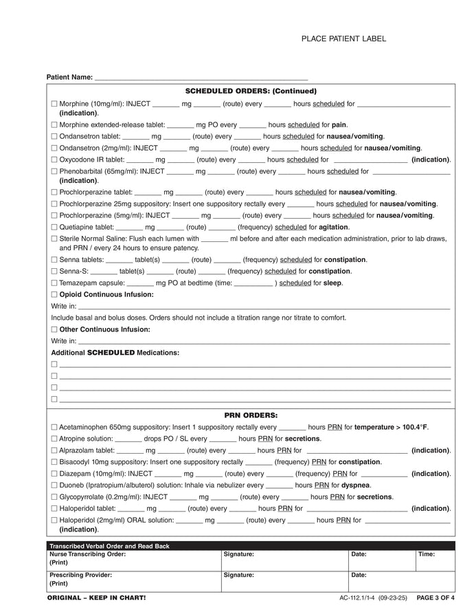 AC-112.1/1-4 Inpatient Initial Assessment  Pgs 1-4 Pg 3 of 4