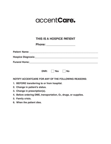 PCST1008 Patient Chart Side Tab w/Face Copy